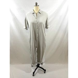 Billabong corduroy button down pocket coveralls